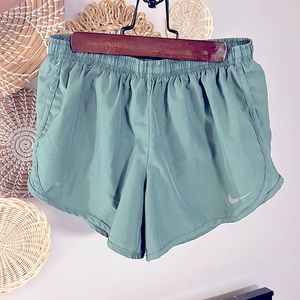 Nike green Dri-Fit shorts size S